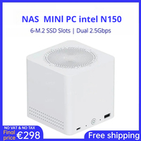2025 NAS ME Mini PC Intel N150 N200 12GB LPDDR5 64G eMMC 2T SSD WiFi6 4K Dual 2.5G Lan Mini PC 4800MHz Computer Gaming MINI PC