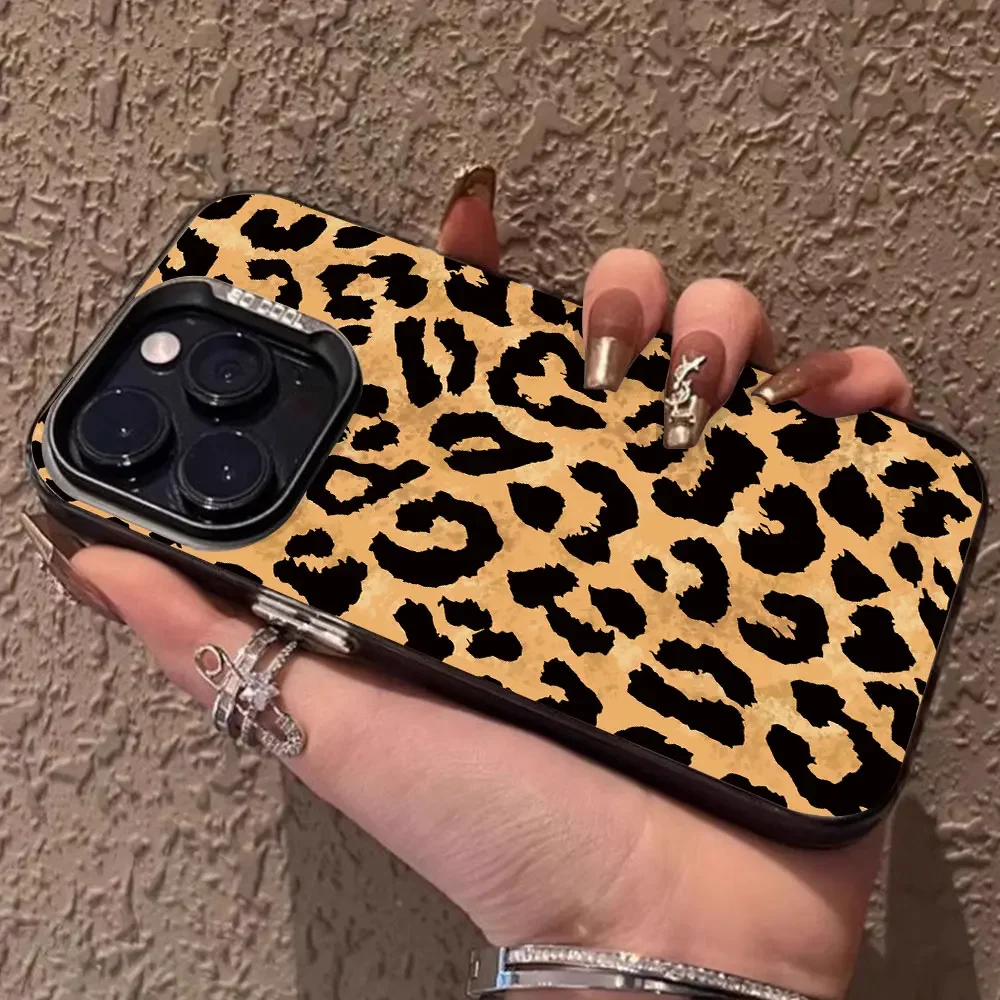 Fashion Leopard Case dla Motorola Moto G84 5G G10 G20 G30 G04S G24 G14 G34 G13 G23 G53 G22 E32S E22i Shockproof Protect Cover