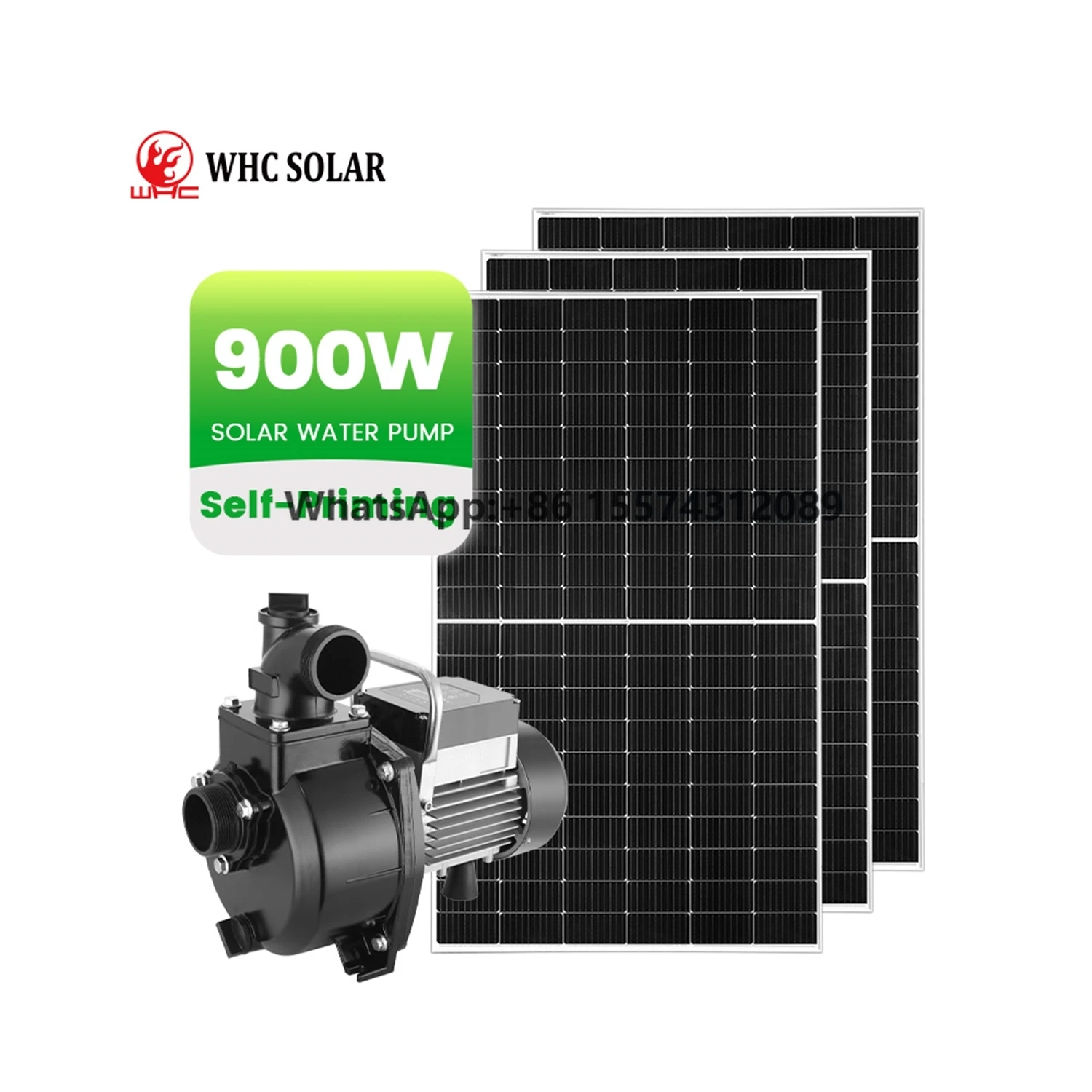 

Самовсасывающий Солнечный водяной насос WHC 1,2 л. С. Постоянного тока для сельскохозяйственного орошения