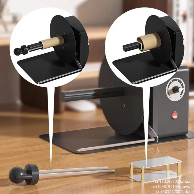 Mini Electric Label Rewinder Desktop Small Winding Machine