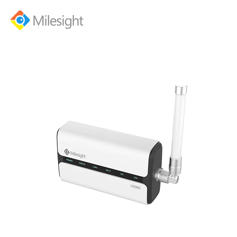 IOT gateway EU868Mhz Milesight 4G ug65 lorawan gateway IP65 TTN Buit-in NS Server