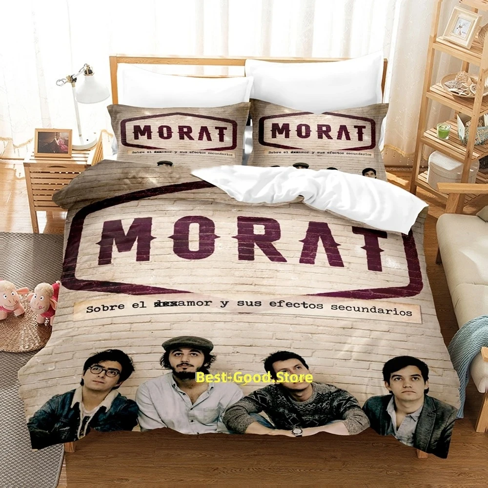 2024 Morat Bedding Set Single Twin Full Queen King Size Bed Set Adult Kid Bedroom Duvetcover Sets 3D Print Anime Bed Sheet Set