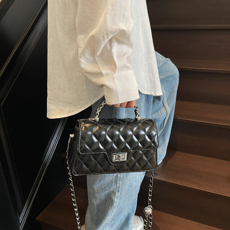 

Luxury Crossbody Bag For Women Leather Shoulder Messenger Handbag Classic Elegant By Designer