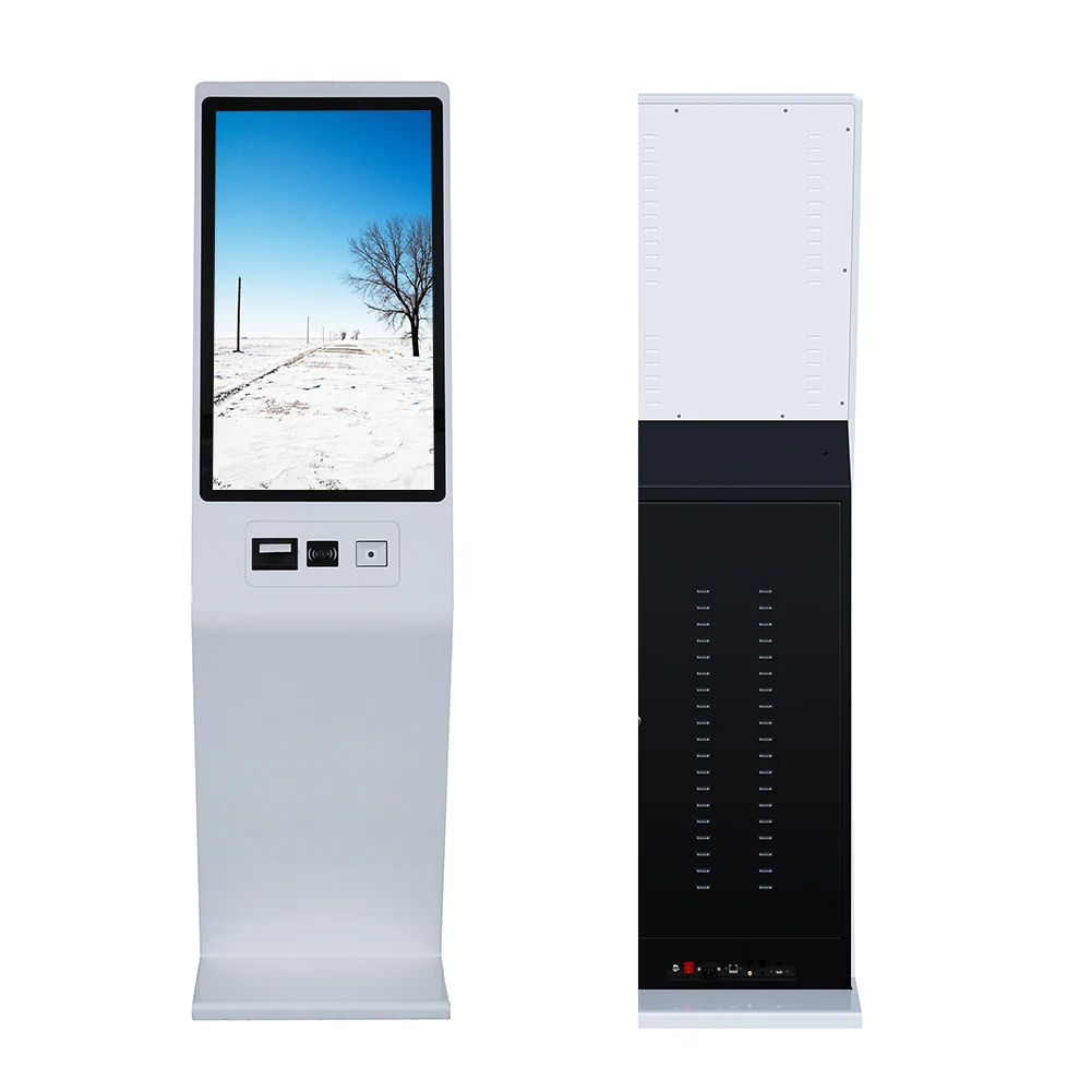 

32 Inch Self-Check In Touch Screen Self Service Kiosk Ordering Payment Kiosk Checkout Machines For Hotel Airport