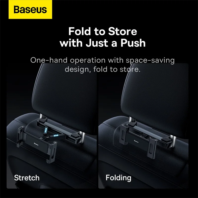 Baseus Car Back Seat Mount Tablet Car Holder For iPad 4.7-12.9 inch Car Phone Holder Auto Headrest Backseat Car Holder Stand