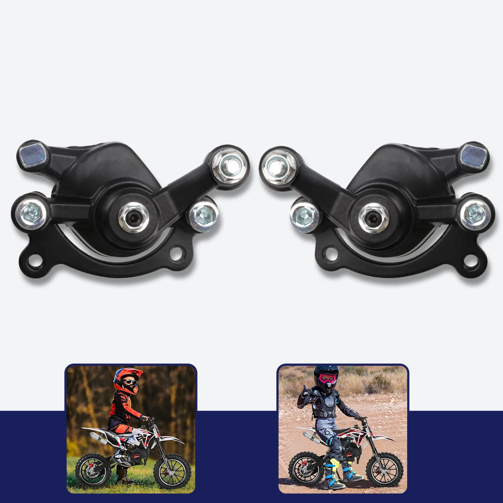 51 mm Scheibenbremssattel vorne/hinten für 2-Takt 33 cc 43 cc 49 cc Mini Moto Kids Dirt Pocket Bike ATV Quad Go Kart Gas Scooter