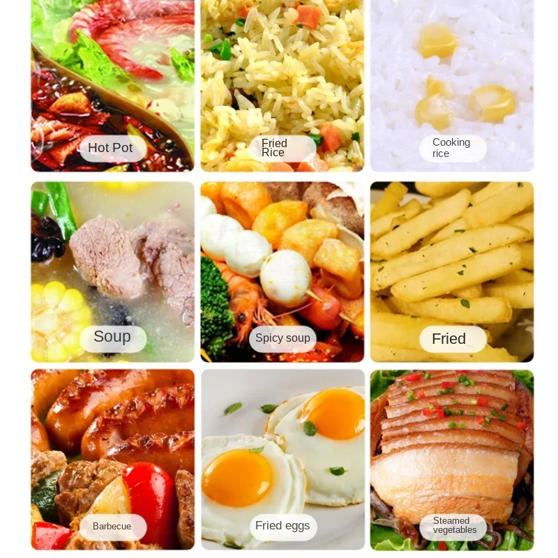 Joyoung-sartén eléctrica multifunción todo en uno, olla caliente, antiadherente