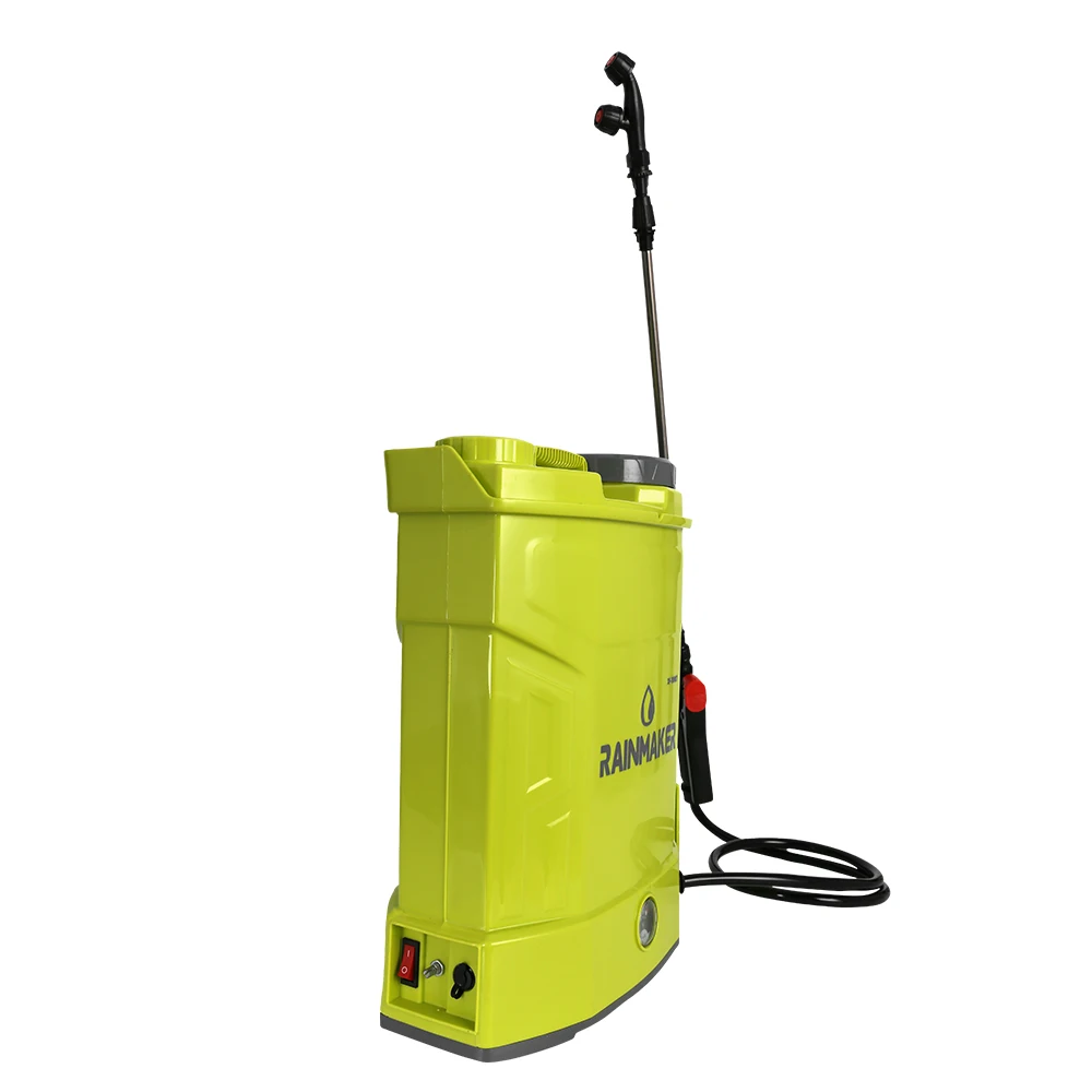High pressure 8/10 liter electric agricultural backpack sprayer