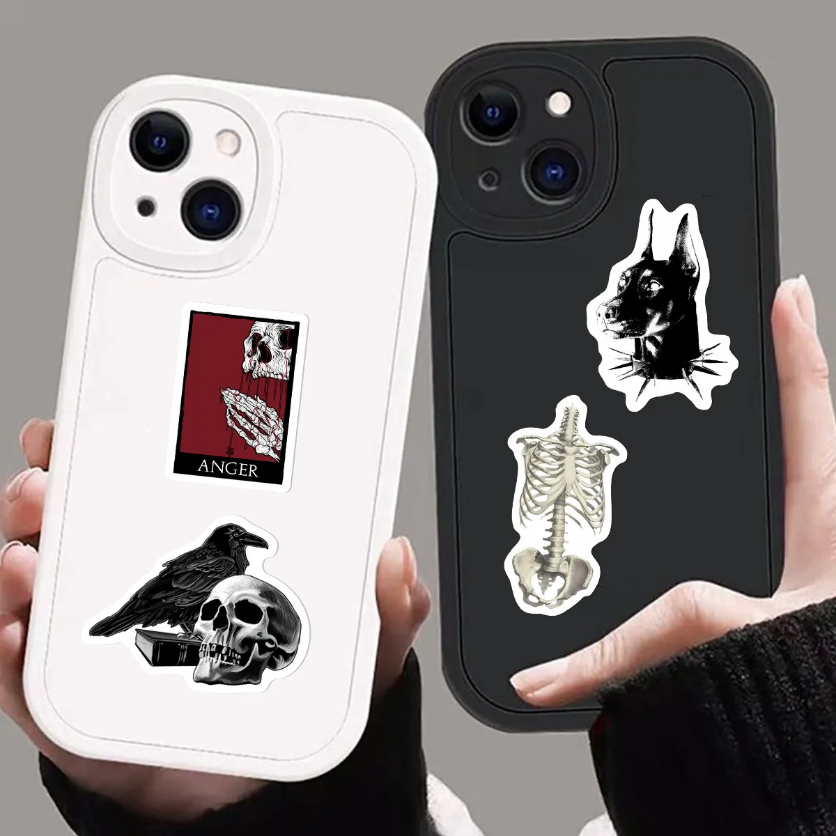 50 قطعة عناصر مصاص دماء ملصقات القوطية ملصقات صناعة يدوية سكرابوكينغ الهاتف الأمتعة سكيت الشارات مقاوم للماء