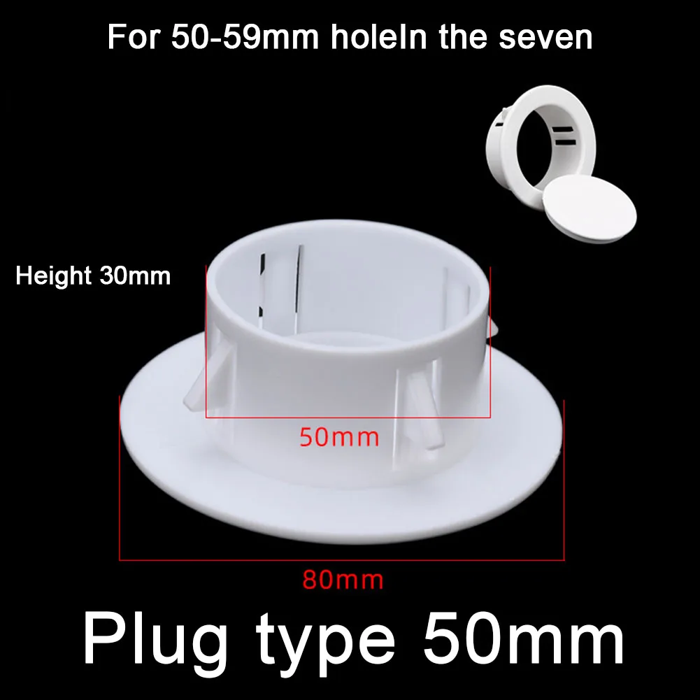 40-100mm Decorative Wall Hole Cover For Air Conditioning/PVC Water Pipe Protective Vents  Plastic Plug