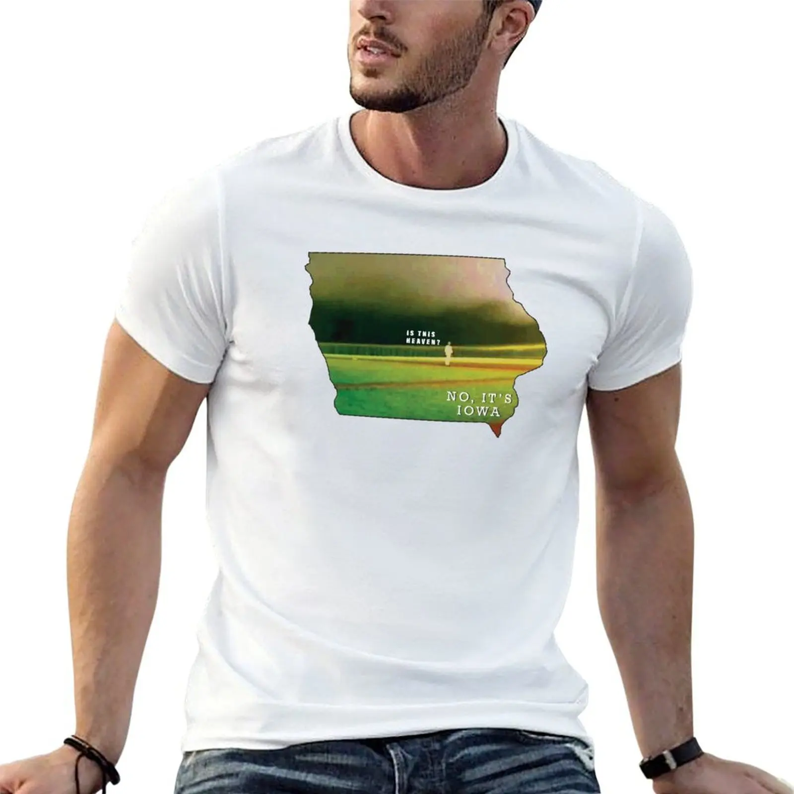 

IS THIS HEAVEN T-Shirt mens graphic t shirts t shirt men 100% cotton luxury brand t shirts for man graphic tees T-shirt