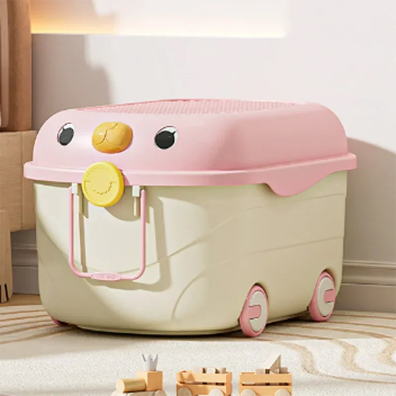 

Bedroom Plastic Kids Cabinet Suitcase Expandable Organizer Toy Storage Pink Preschool Guardar Juguetes Storage Furniture