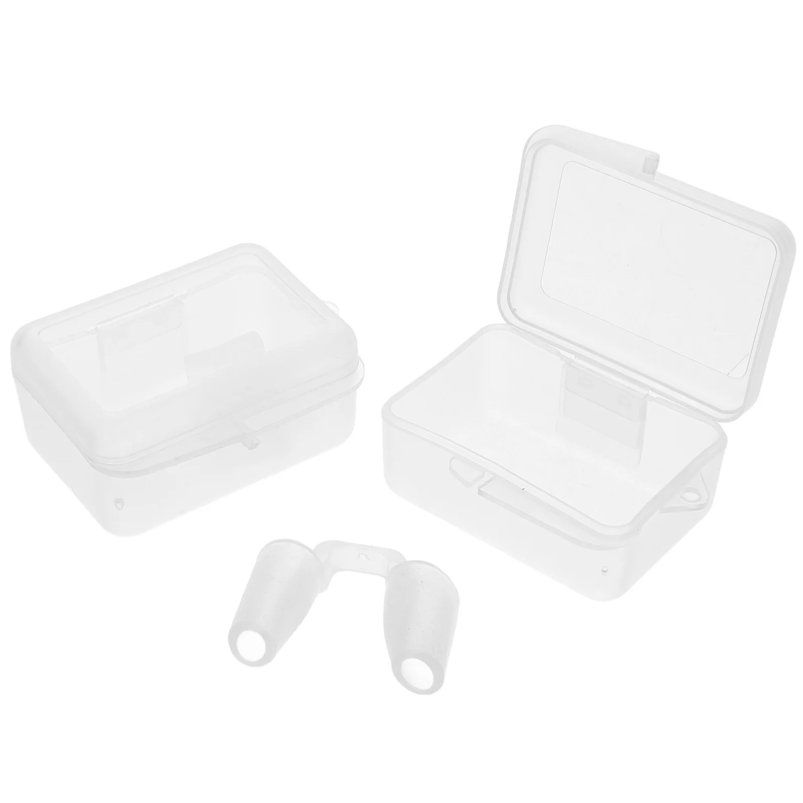 

2pcs Nose Support Fixator Soft Silicone Nasal Guard for Rhinoplasty Recovery Retainer Long Model Broken Nose Protector