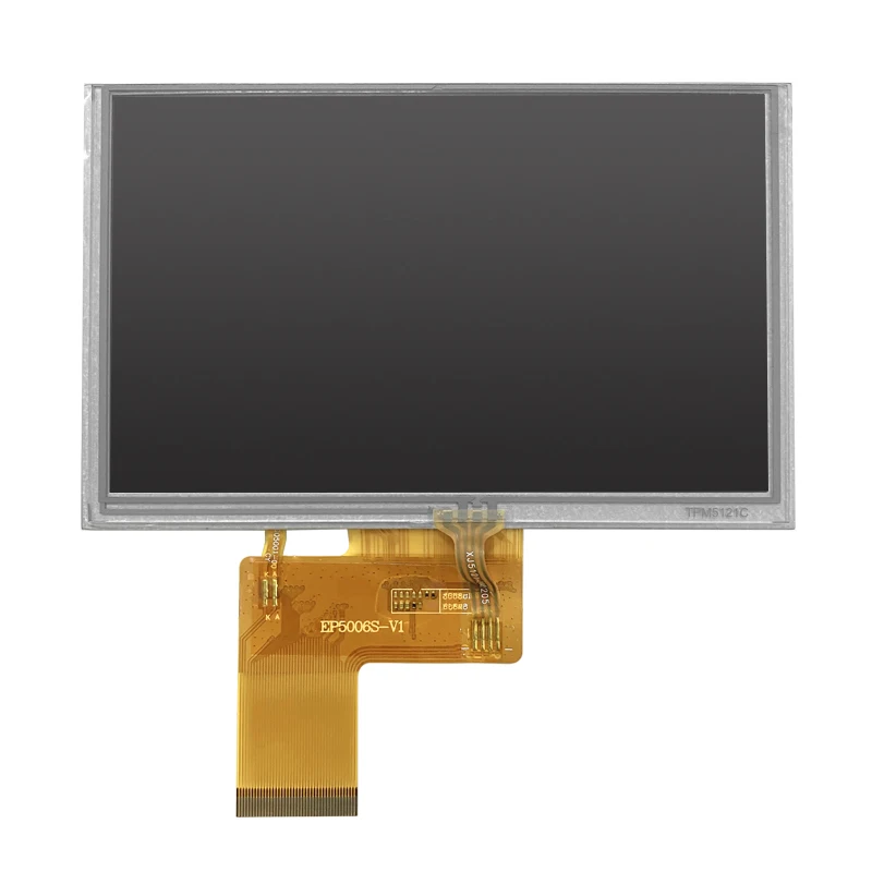 5 inch TFT LCD Display HD 800*480 Resolution ILITTEK Driver-Free 40Pin Universal RGB IPS Full-View Color Screen GT911