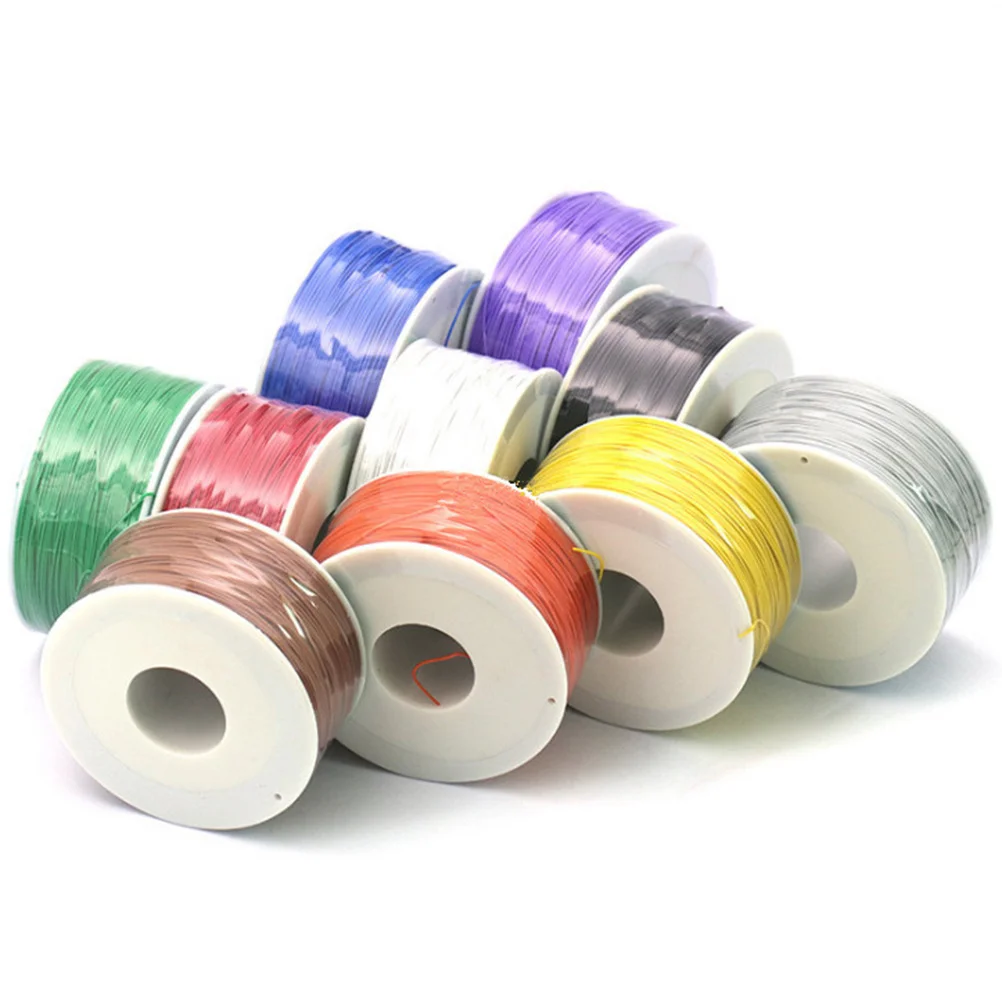 

8 Colors Colorful Tinned Copper Wire Soft Temper Insulated for Jewelry Making Crafts Electronic Wire Circuit Board