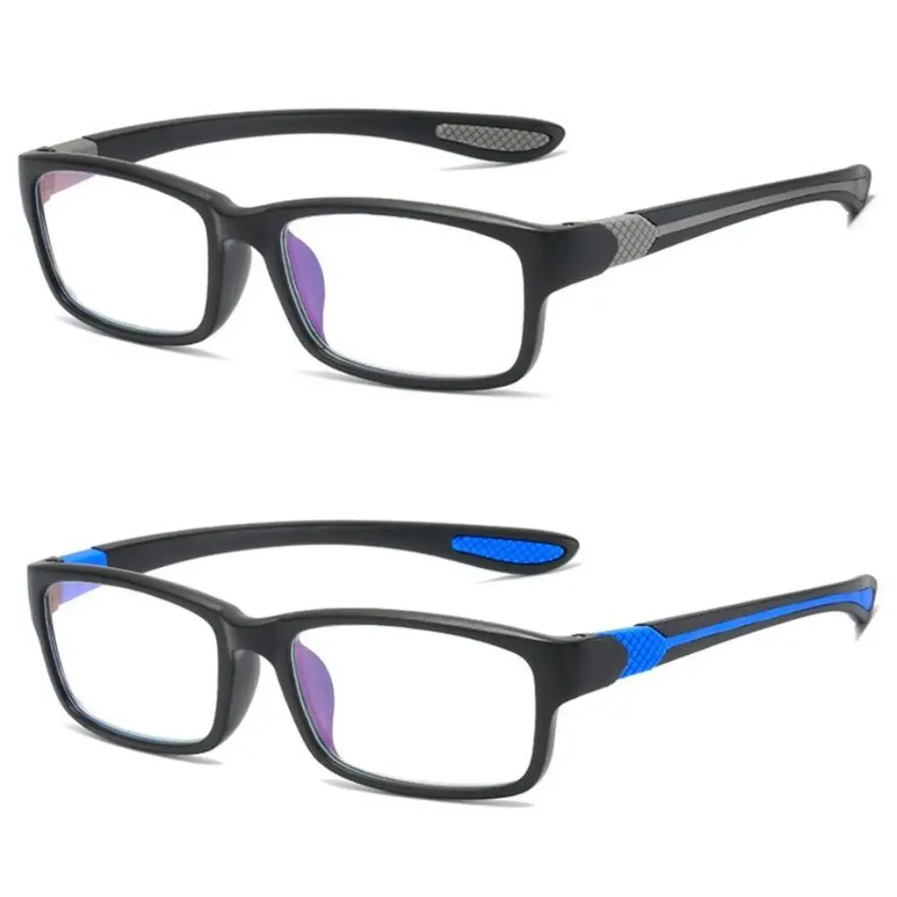 Black Sports Reading Glasses Blue Light Blocking TR90 Presbyopia Eyeglasses for Men Women Hyperopia Optical Eyewear +100 to+400