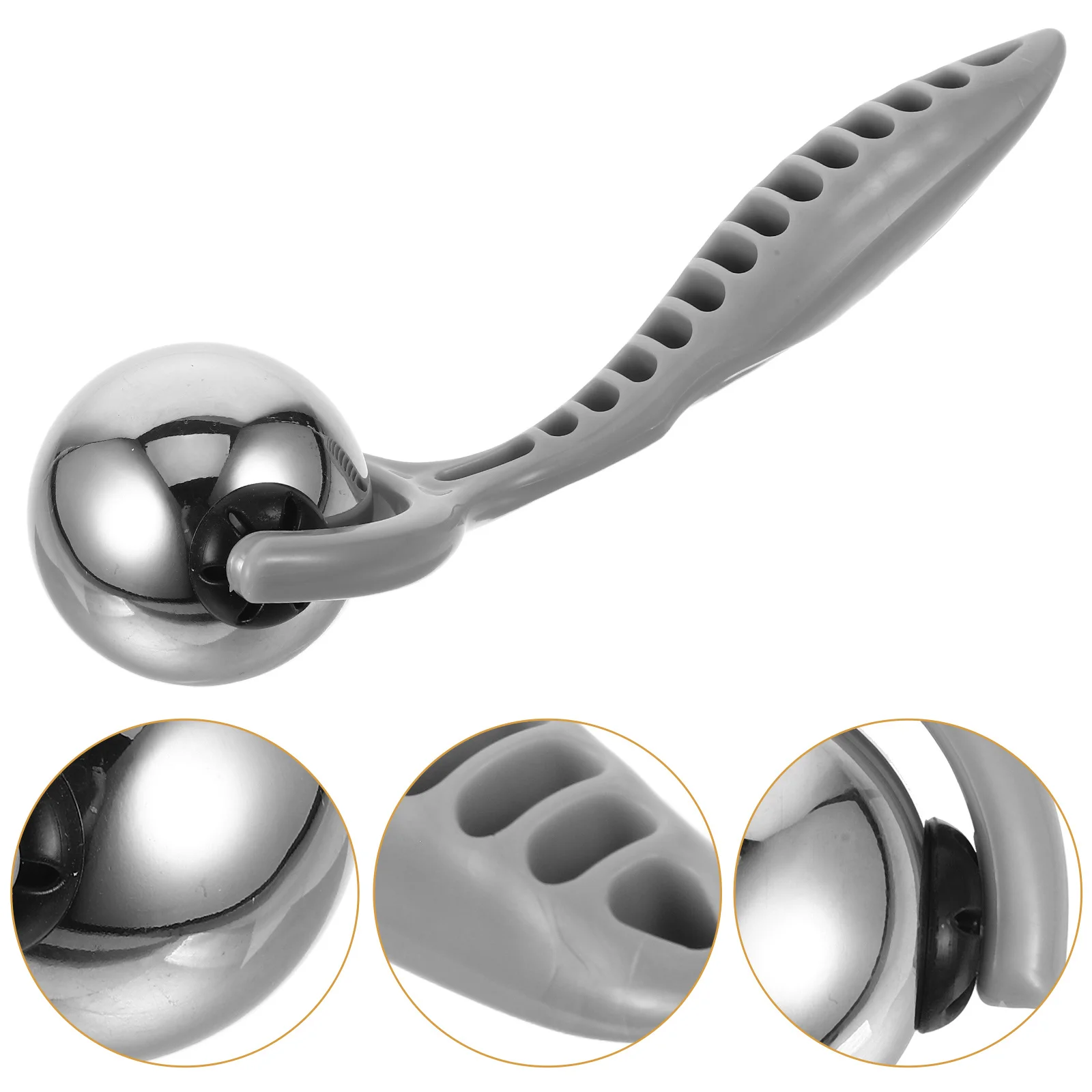 

Face Massager Steel Guasha Scrapping Tool For Skincare Facial Massage Roller Smooth Edges Eye Roller Facial Guasha Scraping Tool