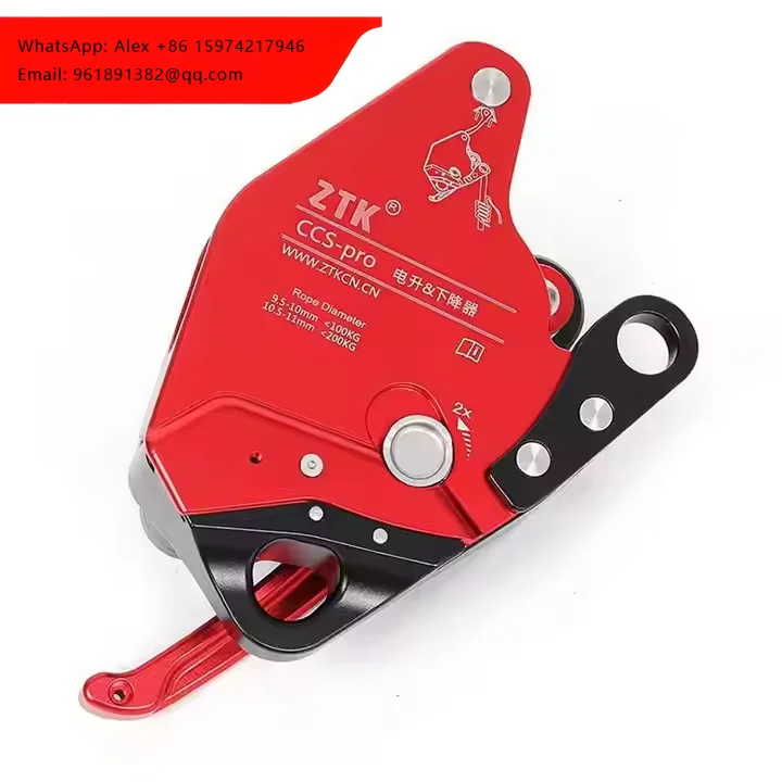 

CCS High-Altitude Work Climbing Lift Drill Drive Rope Climber Fall Arrester Fall Protection Electric Motor Hoist Pulley
