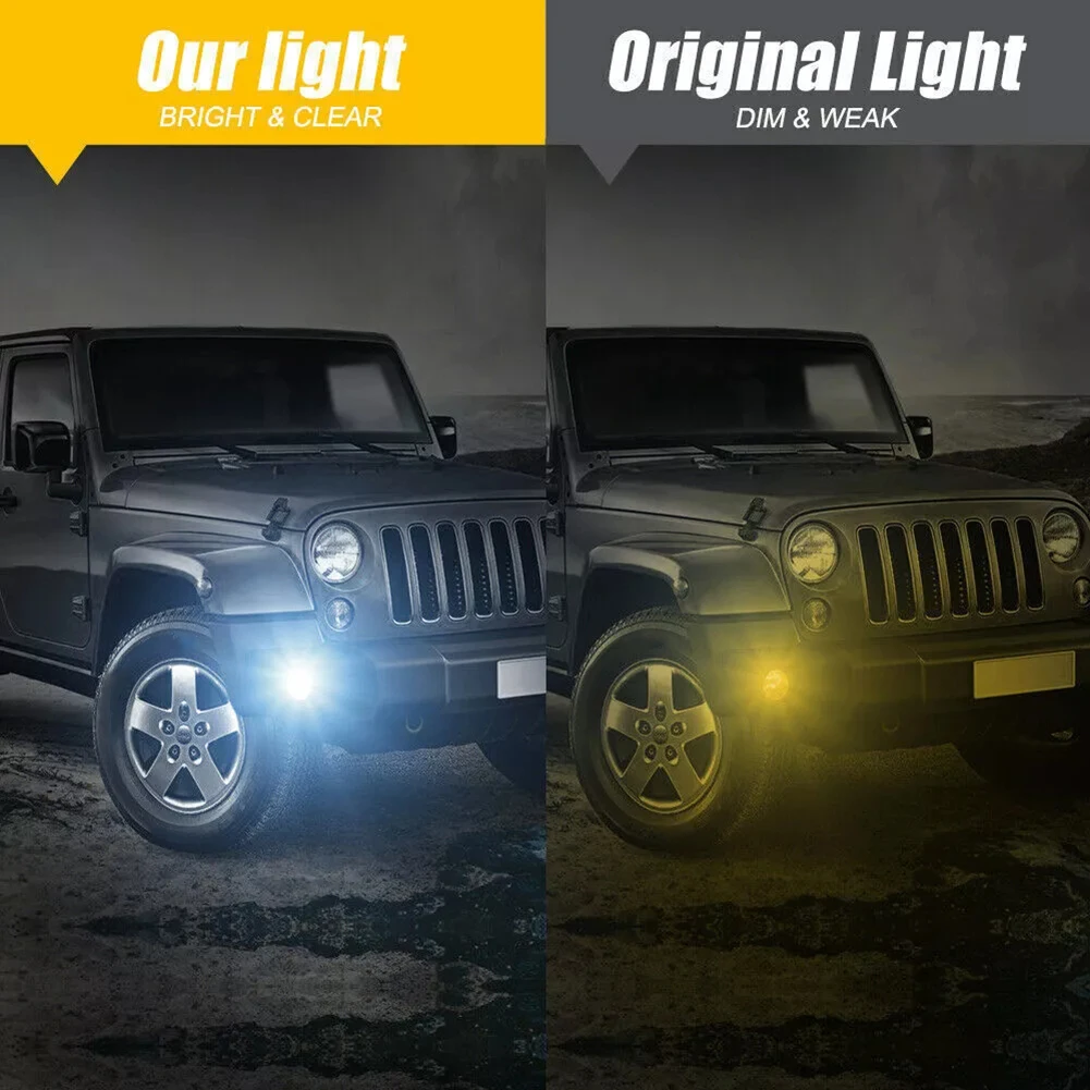 High Universality Fitment 4 Inch LED Fog Lights for Jeep For Wrangler 9717 Built to Withstand Harsh Conditions