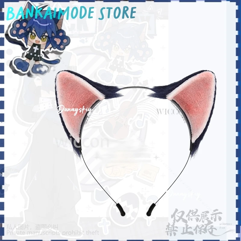 

Tsukiyomi Ikuto Cosplay Shugo Chara Anime Handmade Cat Faux Fur Ear Furry Furrsuit Headband Plush Animal Tail Kawaii Accessories