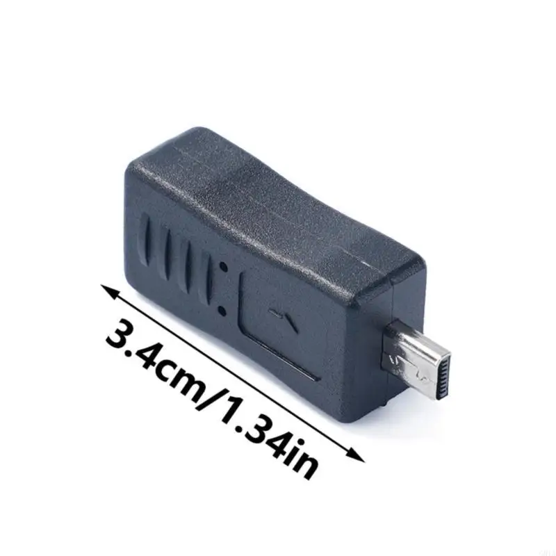 G8TA USB Type C Женский до мини -8PIN мужской адаптер для зарядки цифровой камеры и передачи данных до 480 Мбит / с.