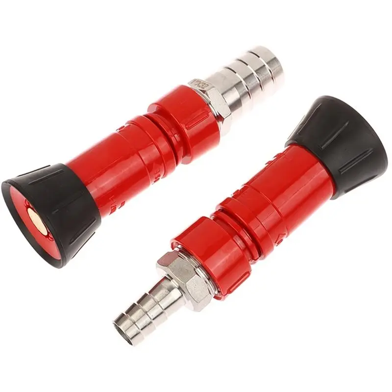 PZHI NST/NH Fire Hose Nozzle 1.5" 75 GPM Adjustable Spray Fire Equipment Nozzle for Firefighter Station