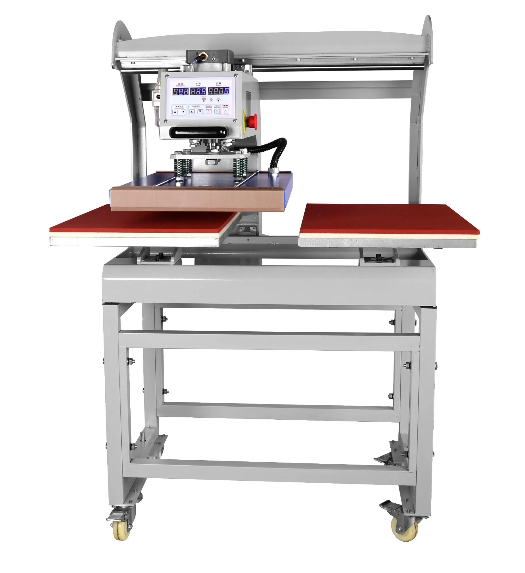 Stable Up-Sliding Double Station Pneumatic Heat Transfer Machine