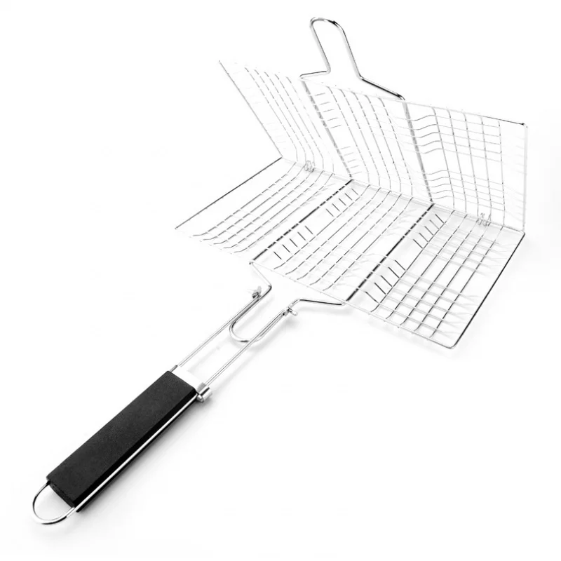 Non-Stick Household Grill Basket OutdoorBBQKitchenware Barbecue Grill Mat A must-have for parties Suitable for Grilling/Vegetabl image 3