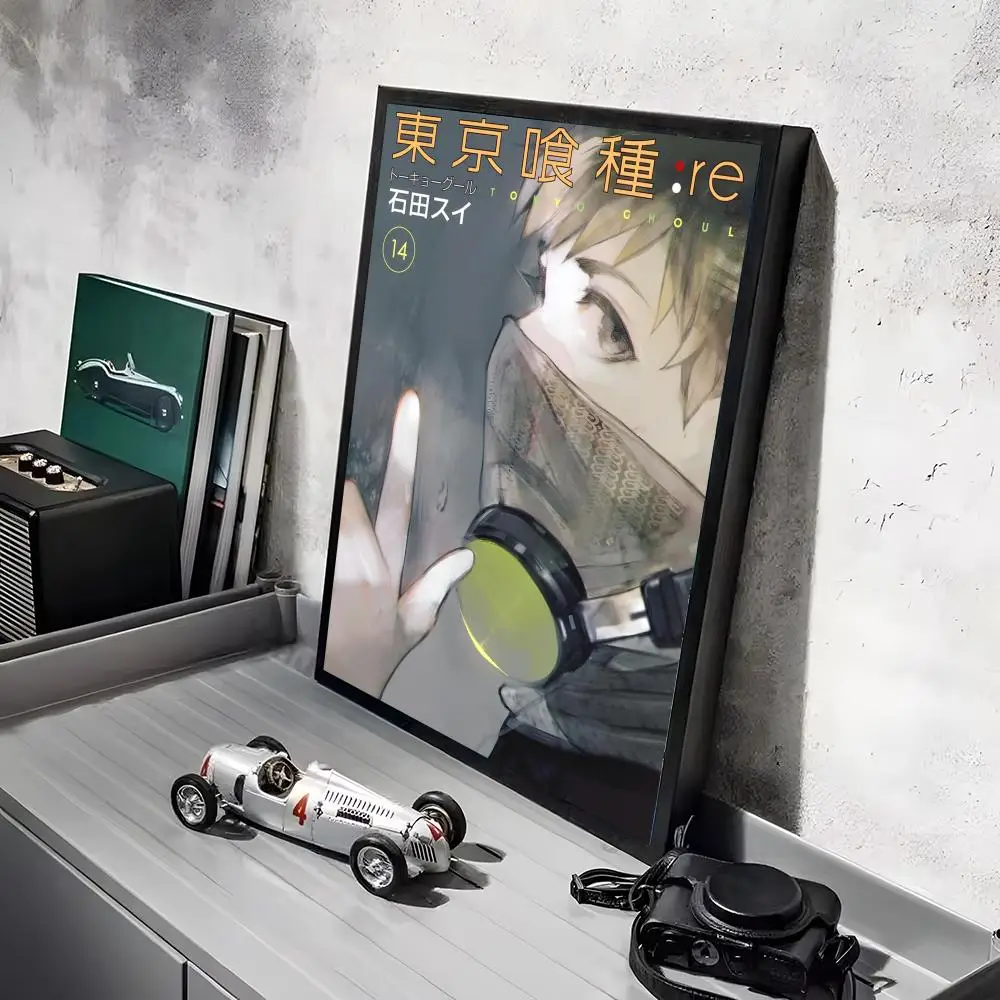 T-Tokyo Ghoul Anime-Poster-Aufkleber, HD-Gemälde, selbstklebende Kunst für Schlafzimmer, Wohnzimmer, Heimdekoration, moderne Wandaufkleber, Geschenk – Detail 30