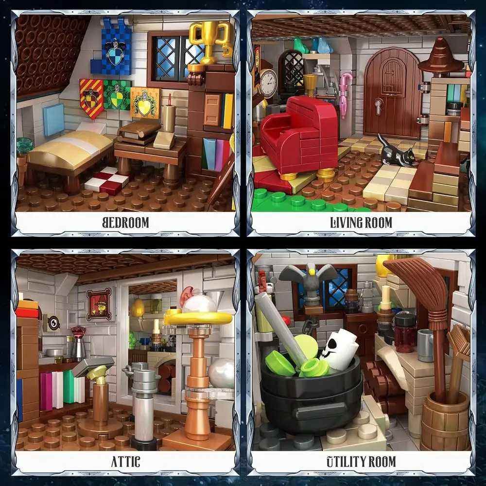 Blocchi architettonici per ragazze 8-12: kit casa creativa da 2666 pezzi, regalo ideale per bambini dai 9 anni in su