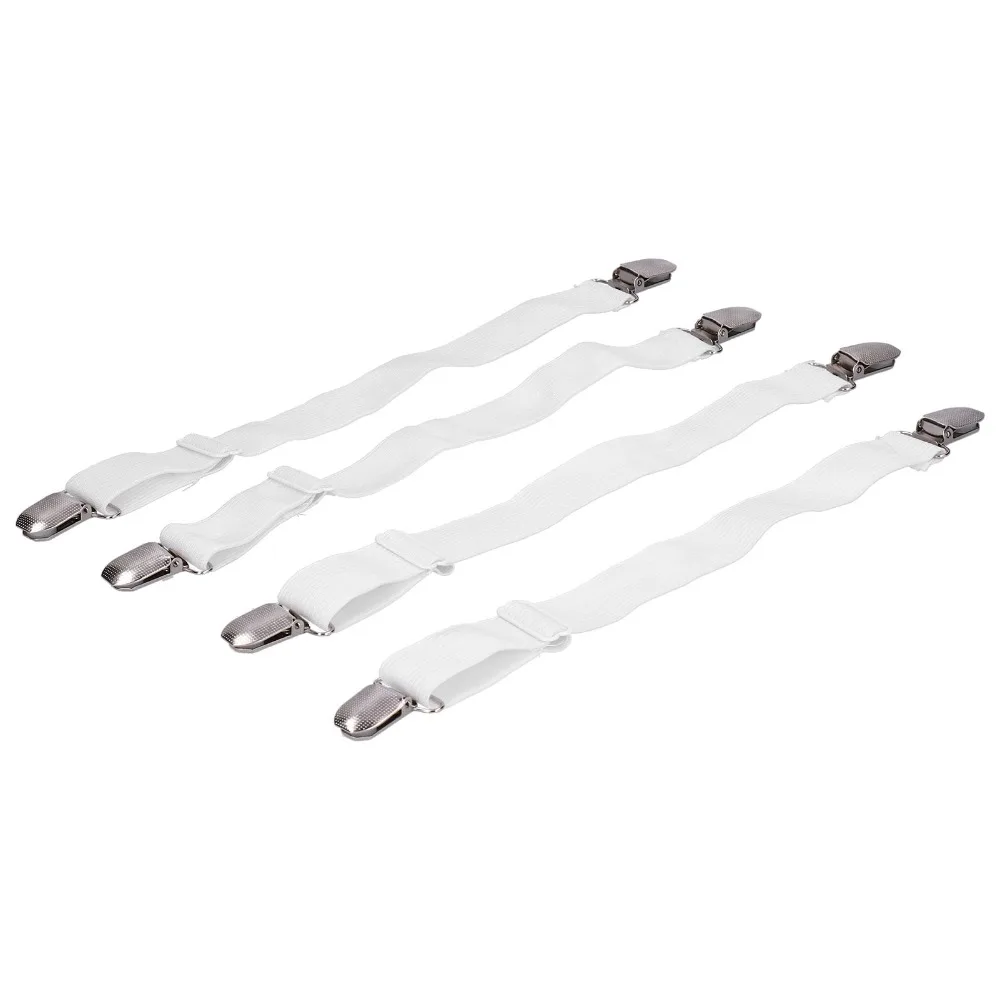 4Pcs Convenient Adjustable Bed Sheet Clips Anti-slip Durable Sofa Cushion Clips Sturdy Tablecloth Clips Tablecloth Fix