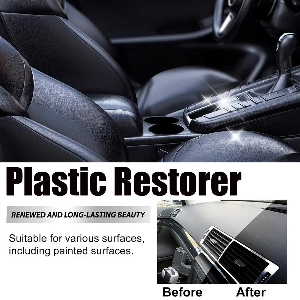 30Ml Auto Plastic Renovatie Interieur Dashboard Stofdichte Renovatie Leder Agent Glanzend Plastic Dashboard Wax F6h0