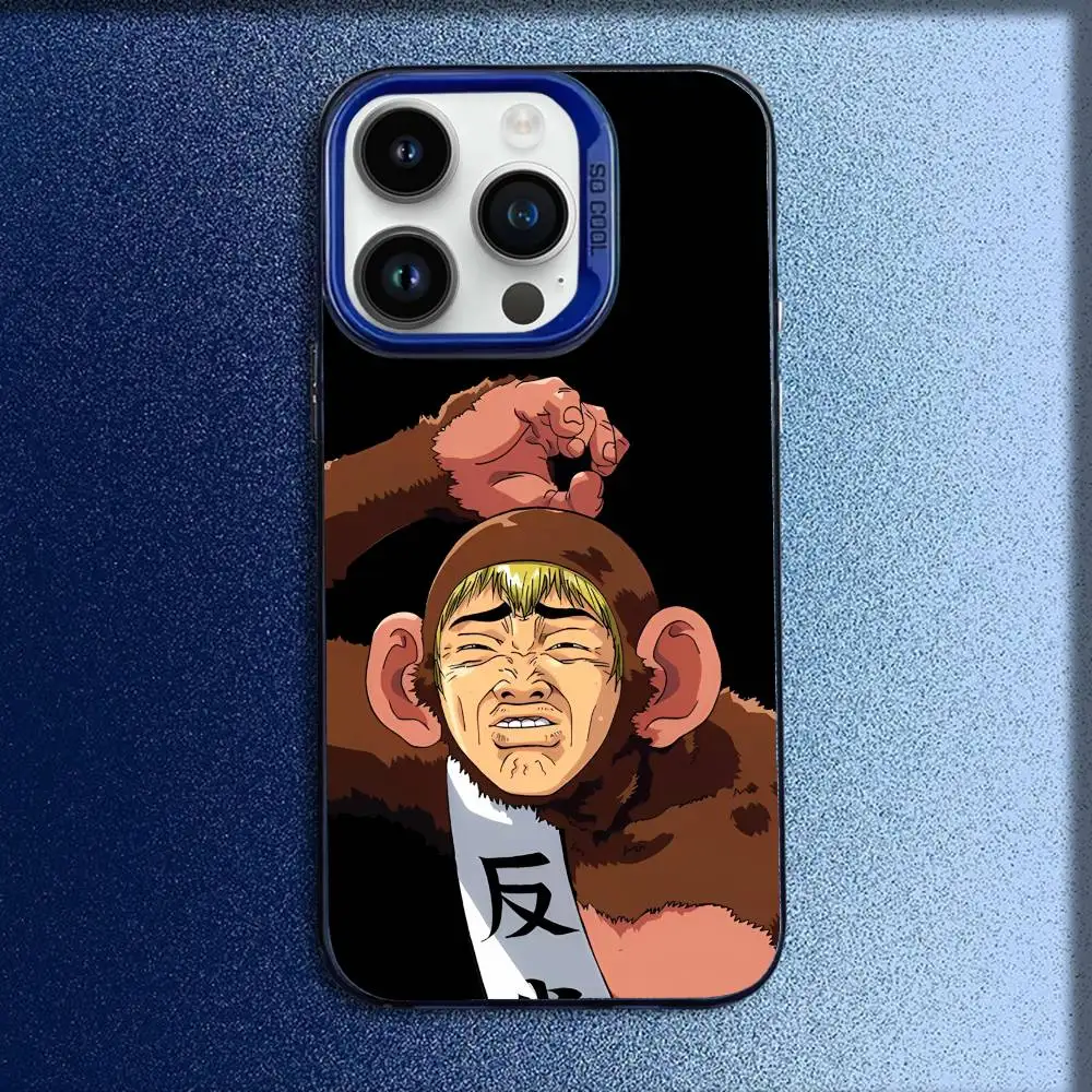 Tolle Lehrer O-Onizuka E-Eikichi Handyhülle für iPhone 17,16,15,14,13,12,11,Pro,Max,Plus,E,SE4,Air,Mini Blue IMD Box