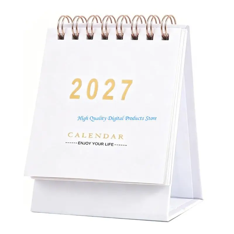 U2JE Freestanding Desk Calendar Desk Planner for Memo Note and Daily Planning Use