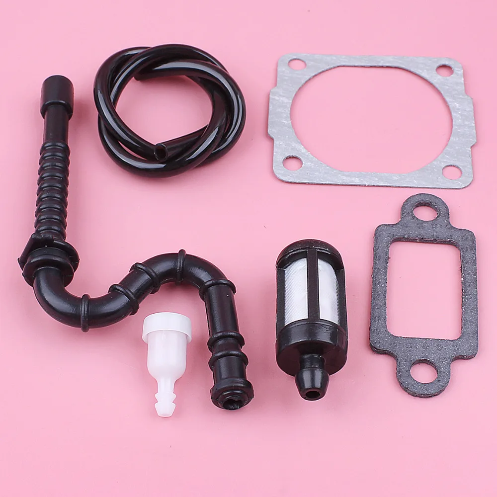 Línea de manguera de ventilación de tanque de filtro de combustible para Stihl 028, junta de silenciador de cilindro, motosierra, pieza de repuesto de motosierra
