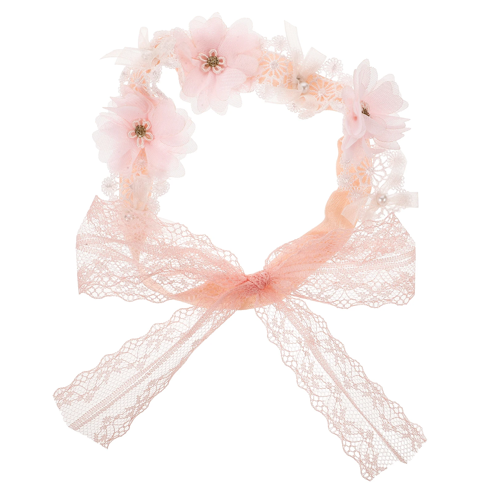 

Lace Headband Baby Girl Hair Accessories Infant Toddler Flower Crown Soft Comfortable Materials Photoshoot Durability