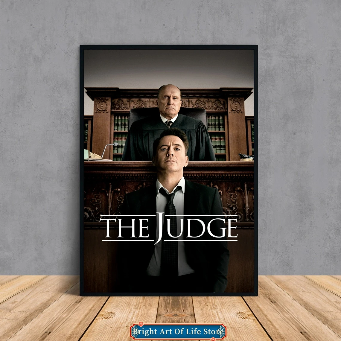 

The Judge (2014) Movie Poster Cover Photo Canvas Print Apartment Home Decor Wall Painting (Unframed)