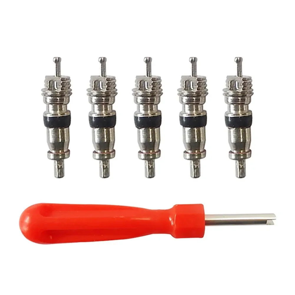 Special Repair Tool Tire Valve 6pcs/Set Accessories Bicycles Car Extraction Tool For Trucks Motorcycles High-Performance Kit