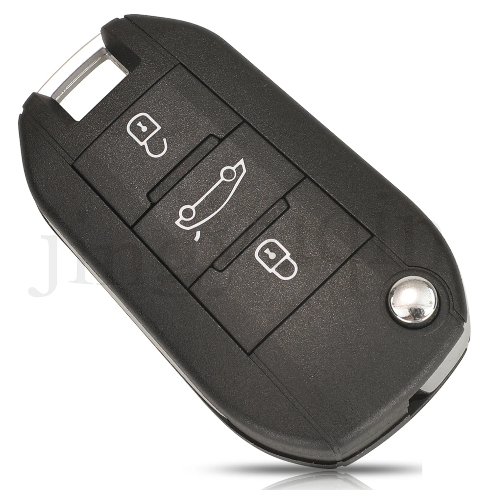 Jingyuqin Folding Remote Auto Schlüssel Shell Für Citroen C-Elysee C4-Cactus C3 Für Peugeot 208 2008 301 308 508 5008 RCZ Expert