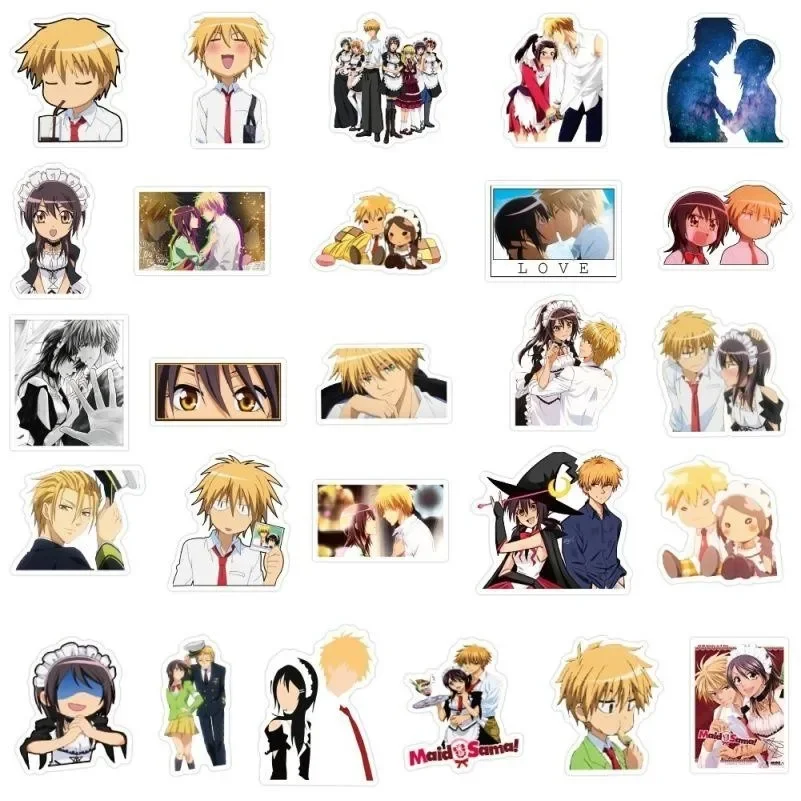 10/25/50pcs Kaichou Wa Maid Sama Anime Sticker Young Girl Love Romantic Cartoon Graffiti Sticker Waterproof Decal