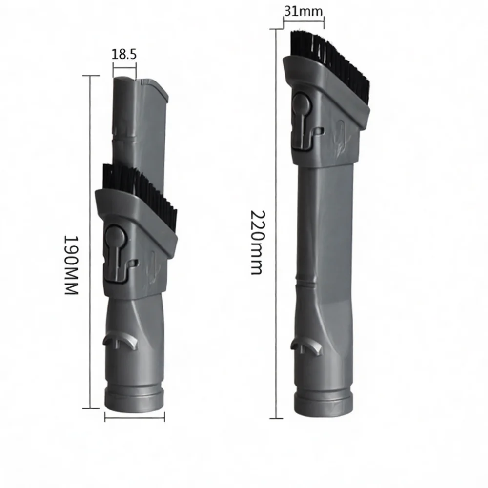 Replacement Part For Dyson V6 DC45 Vacuum Cleaner Crevice Tool 2 In 1 Brush Head Narrow Space Dust Cleaning Suction Accessory