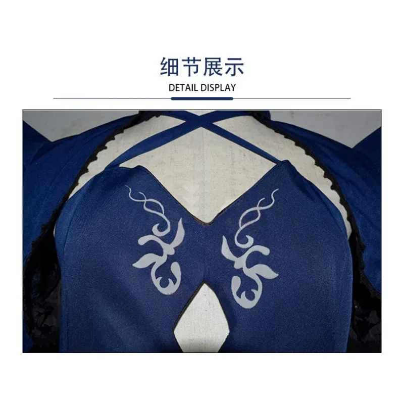 Anime Fate Stay Night Saber Alter disfraces Cosplay vestidos de Lolita uniformes trajes mujeres Halloween fiesta juegos carnaval Suitsx;8