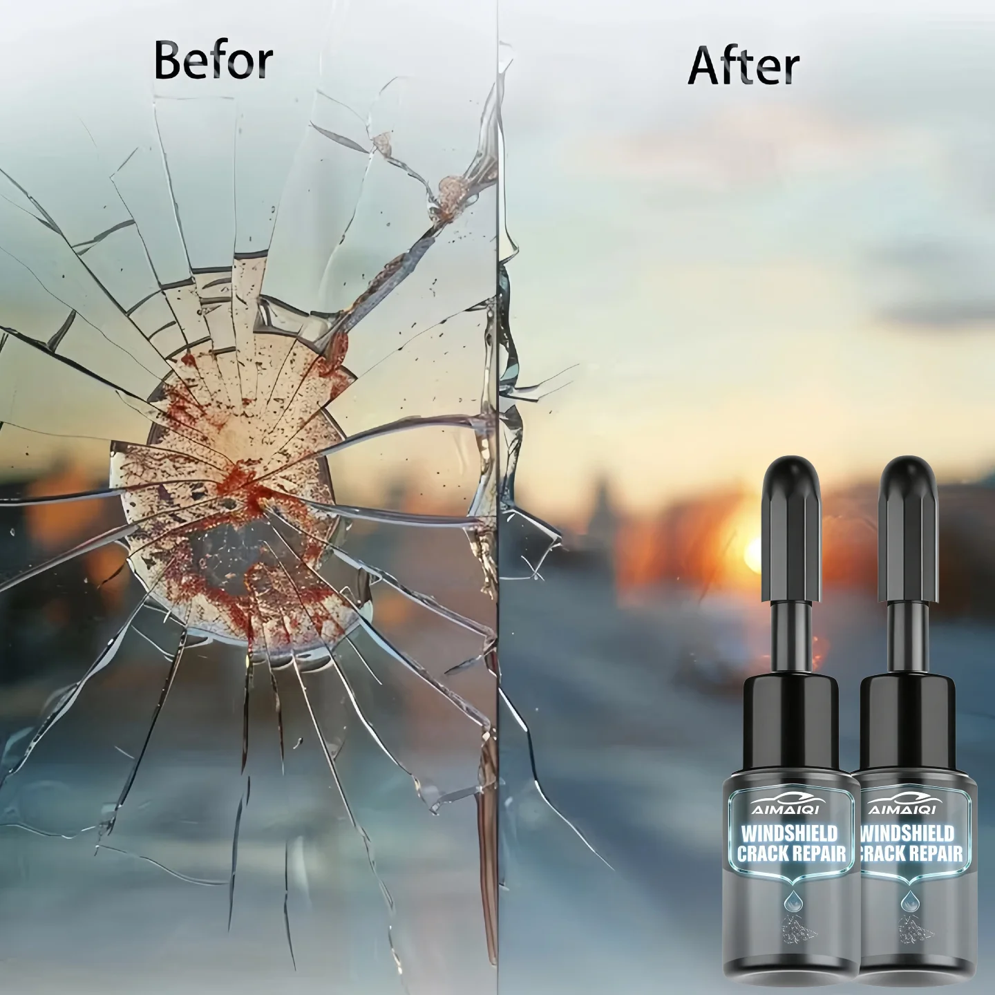 Avoid expensive full windshield replacement! Fix small cracks at home for a fraction of the cost.