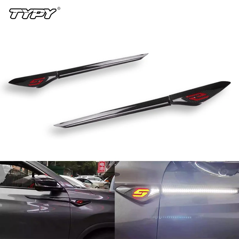 

TYPY Car LED Turn Signal Light For ChangAn CS75 plus 2020 -2023 Side Wing Rearview Mirror Indicator Dynamic Blinker Lamp DRL
