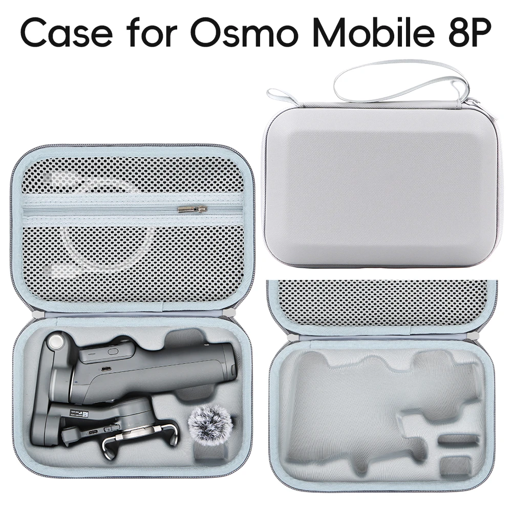 Picture 7: This carrying case is designed for DJI Osmo Mobile 8P and offers shock drop, and dust protection