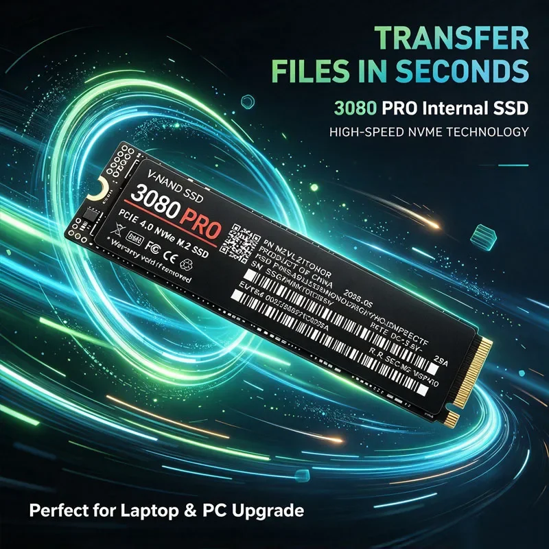 Hot 3080 PRO Hard Drive SSD M.2 NVME 1TB 2TB 4TB M2 2280 Internal Solid State Drive for Laptop PC High Speed Transfer