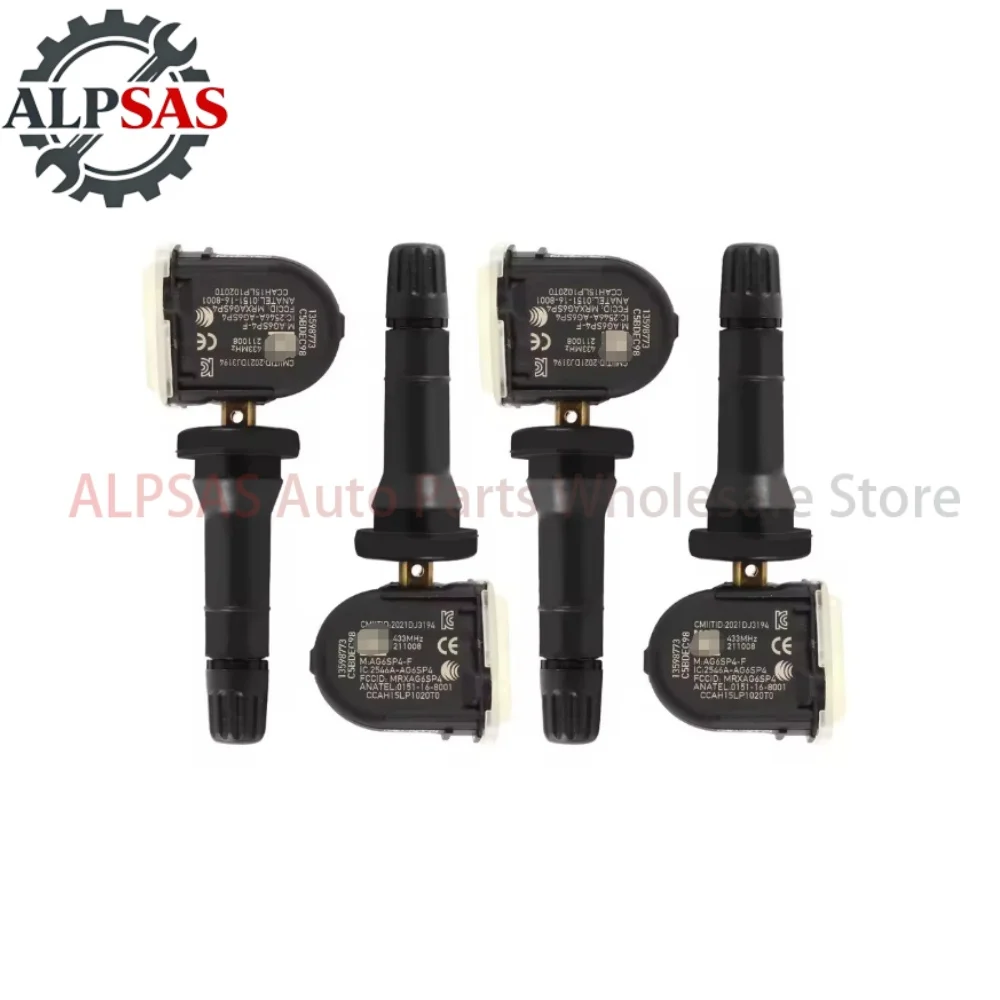 

4Pcs 13598771 TPMS Tire Pressure Sensor FOR GMC Buick Chevy 2016 2017 2018 CHEVROLET BOLT 315MHz Car Accessories New