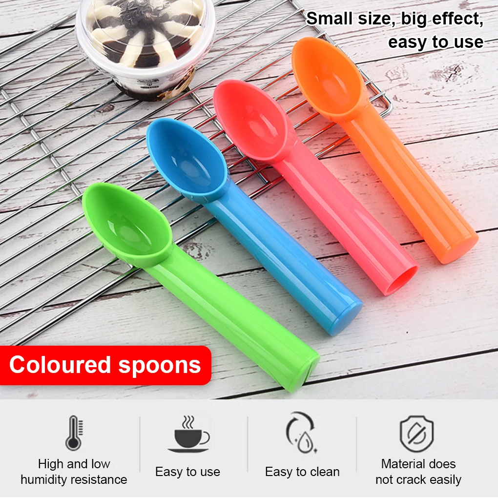 Ice Cream Scoop Kitchen Spoon Digger Flatware Washable Scooper Tableware