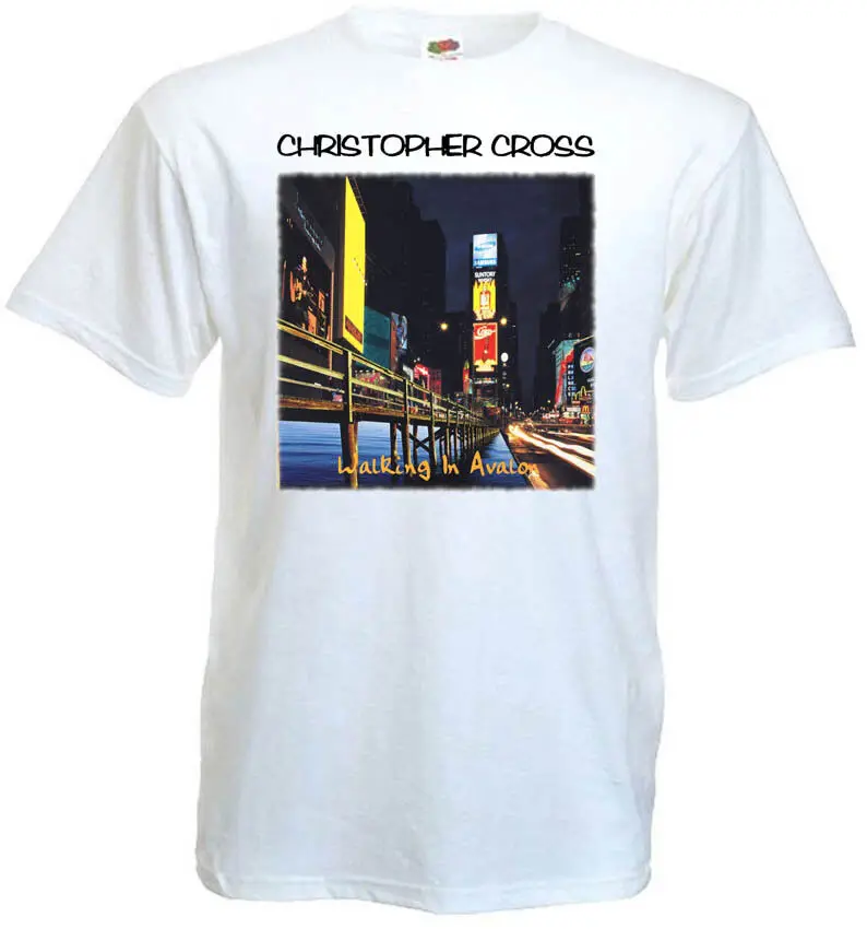 Christopher Cross Walking In Avalon v8 T shirt white all sizes S 5XL