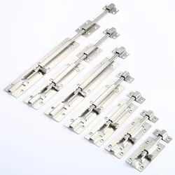 Barrel Bolt 4/6/8/10/12inch Stainless Steel Door Latch Hardware for Home Hardware Gate Safety Door Bolt Latch Lock